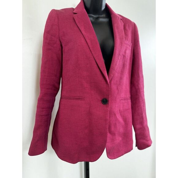 Veronica Beard Dickey Linen Blend Blazer Jacket Women's Size 0 - Picture 3 of 12